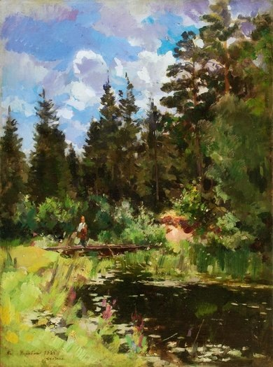 Летний день. Пруд. Охотино