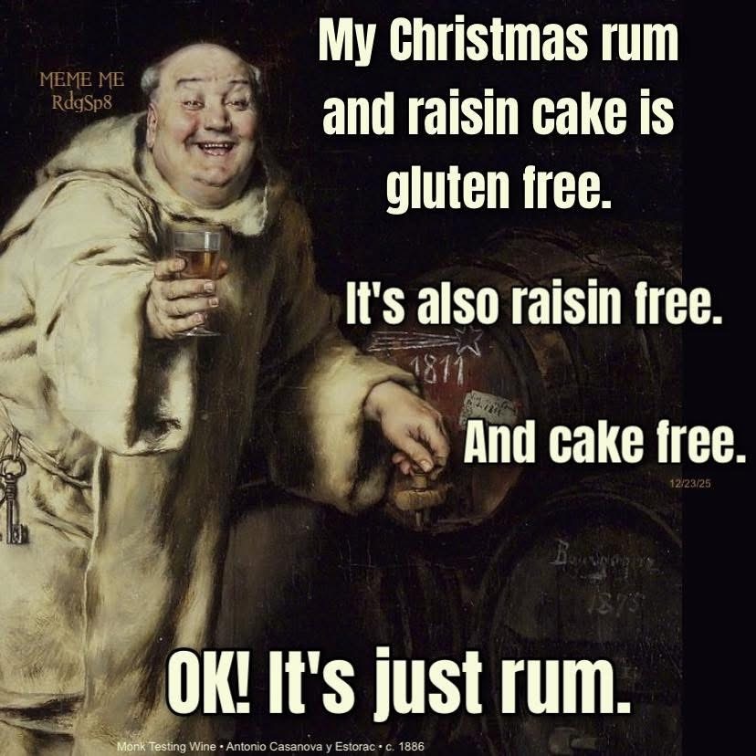 Какой вкусный ромово-изюмный кекс без глютена, изюма и без самого кекса! Картинка из открытого источника.