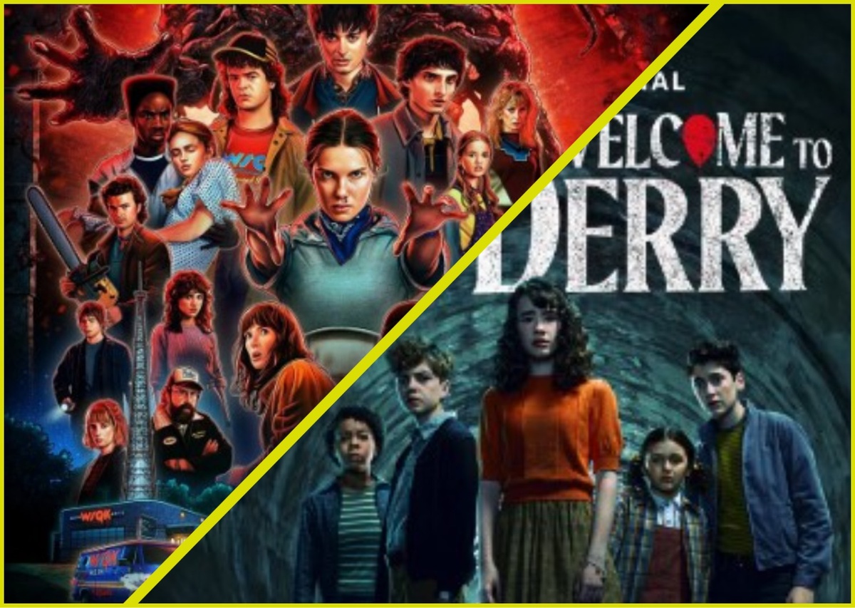 В оформлении коллажа и статьи использованы кадры из сериалов "Очень странные дела" и "Оно: Добро пожаловать в Дерри" | Кинопоиск, Кинориум