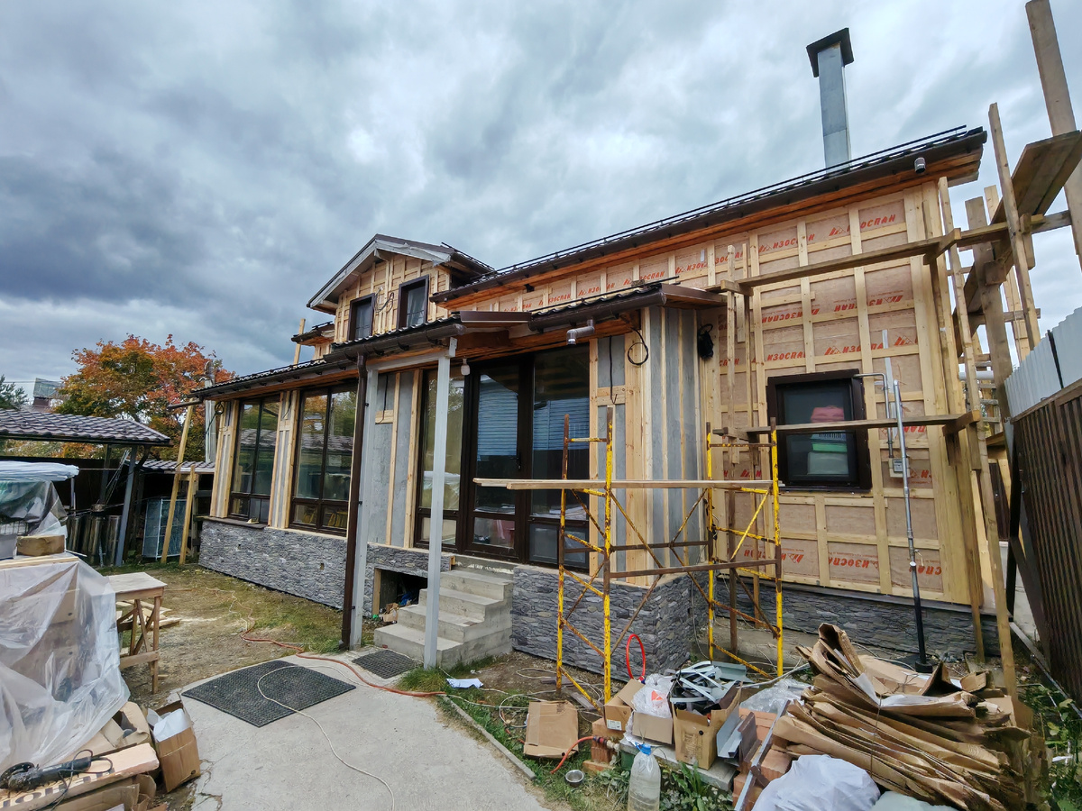 Утепление дома