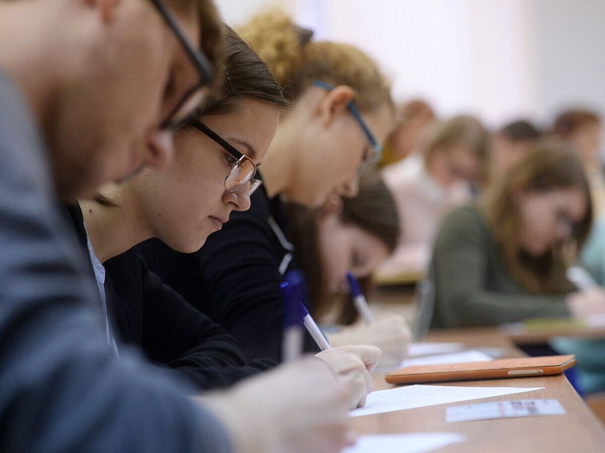    Студенты в аудитории во время занятий | © РИА Новости / Кирилл Каллиников