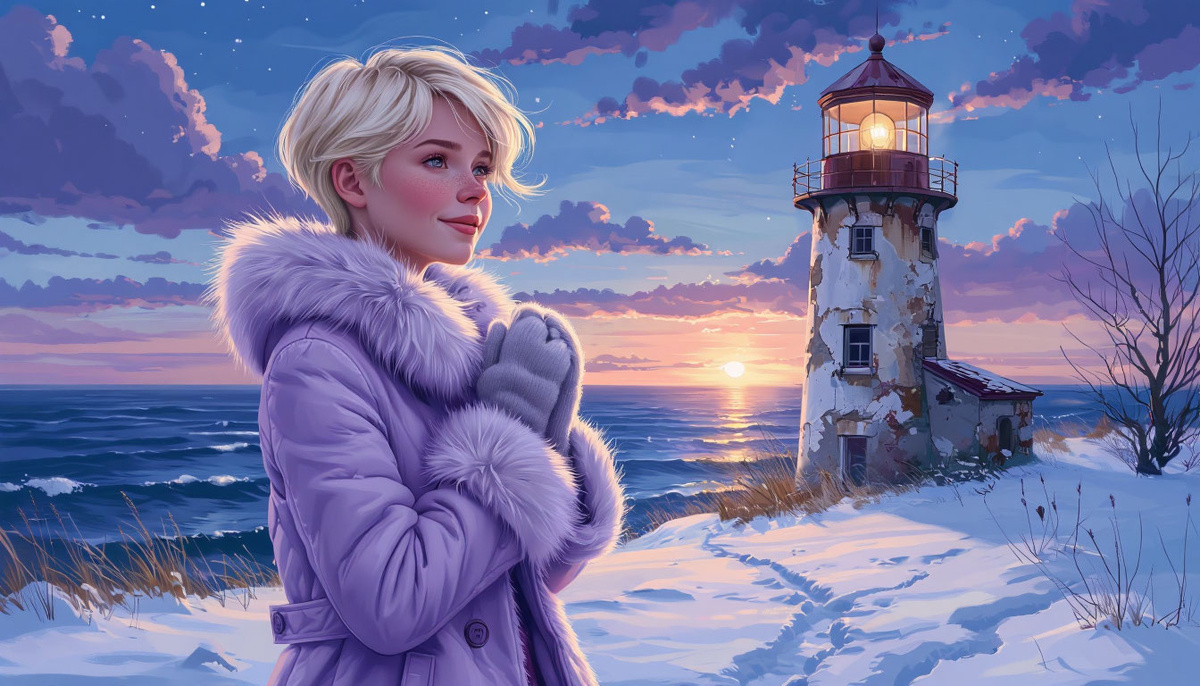 Маяк. Изображение от ИИ Шедеврум
