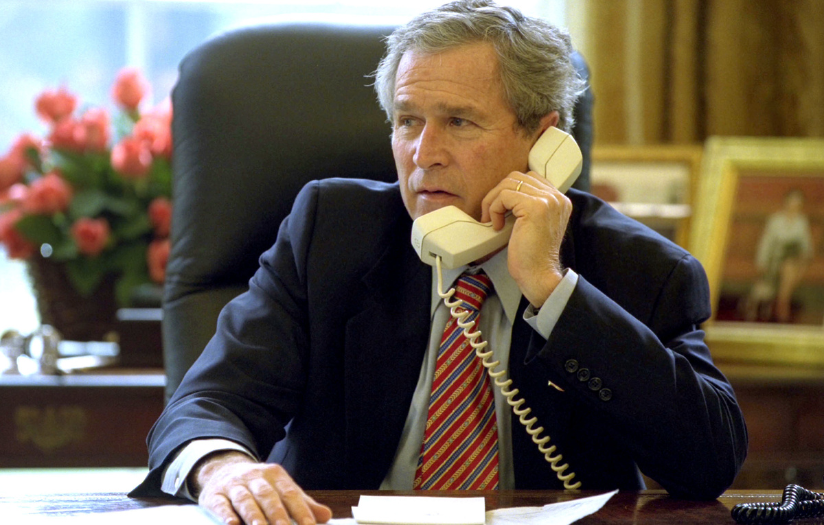    43-й президент США Джордж Буш-младший, 2003 год  Eric Draper/White House/Getty Images