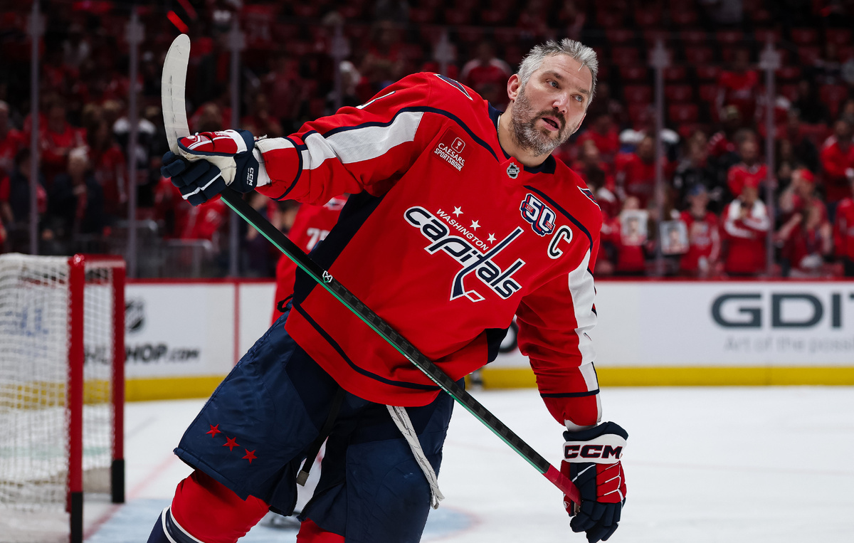    Форвард ""Вашингтона" Александр Овечкин  Scott Taetsch/Getty Images