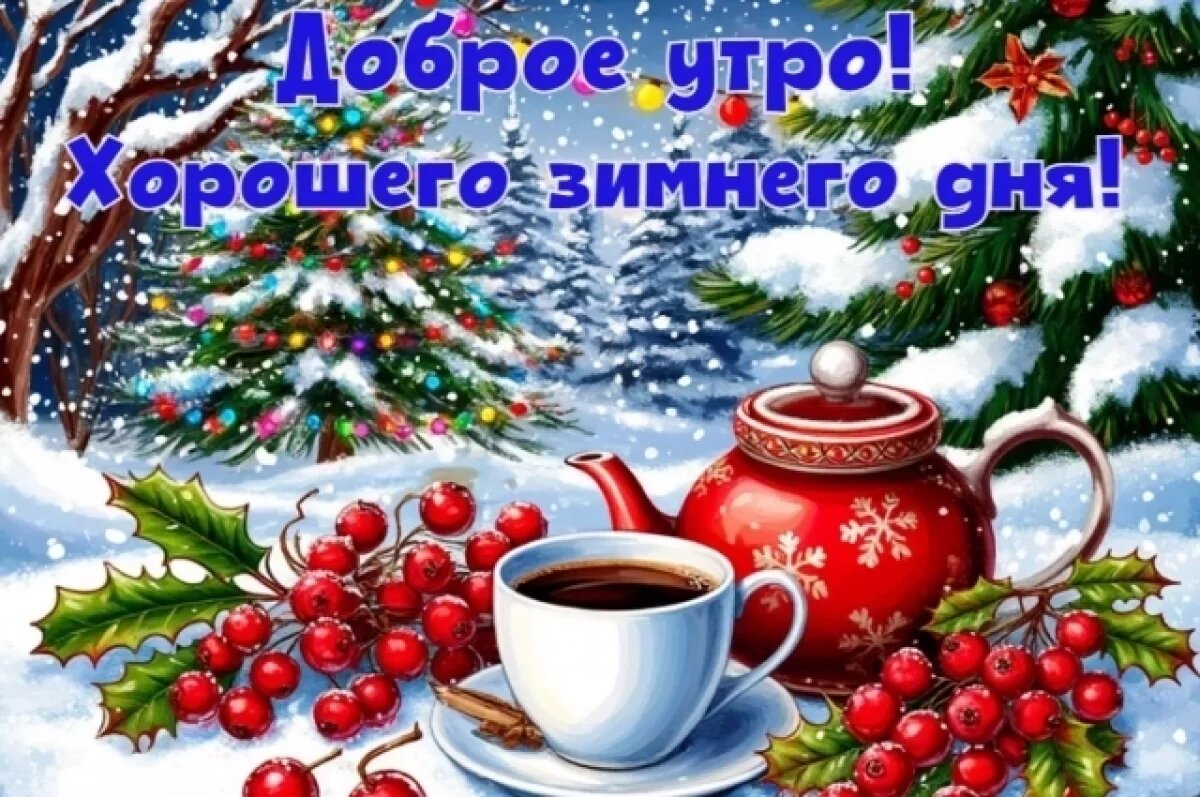    Доброе утро зимы 2026.