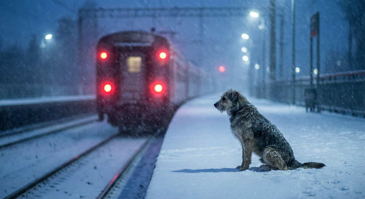 Все едут домой, в тепло, а у него дом там, где в последний раз видели хозяина.