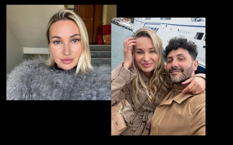    Юлия вместе с супругом/Коллаж редакции на основе личных фото погибшей.