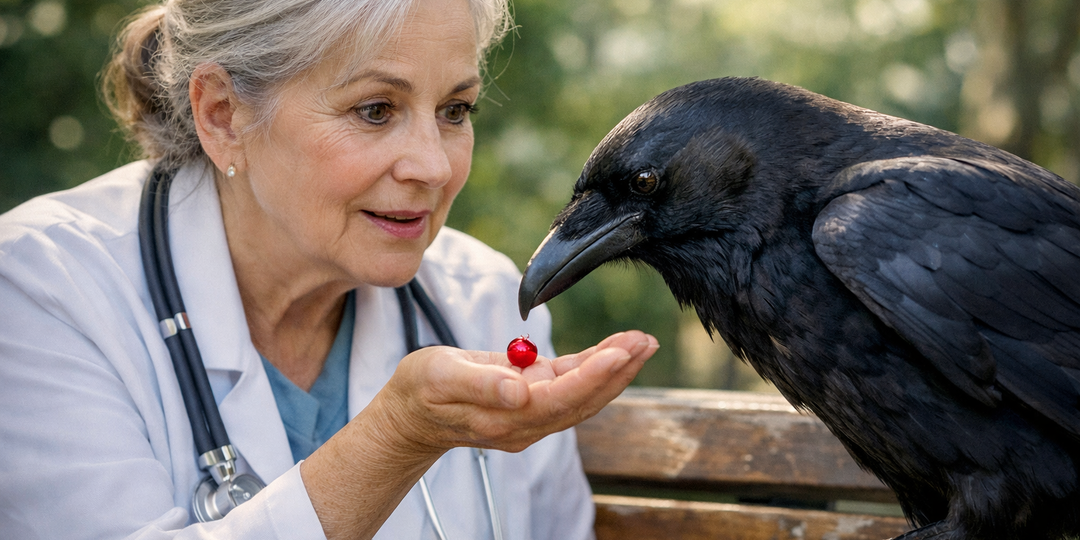 Ворон приносил врачу странные подарки. Узнав, откуда они, она побледнела.