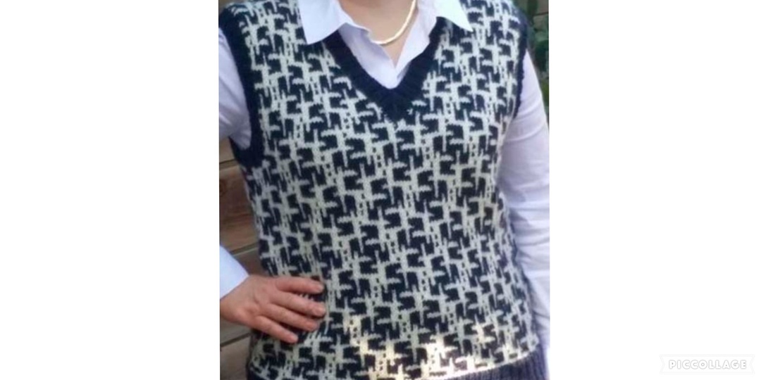 Подборка красивых двухцветных узоров..