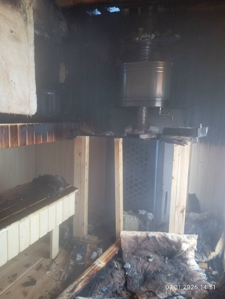    Баня загорелась в поселке под Сортавалойгруппа ВКонтакте 38-й пожарно-спасательной части Сортавалы