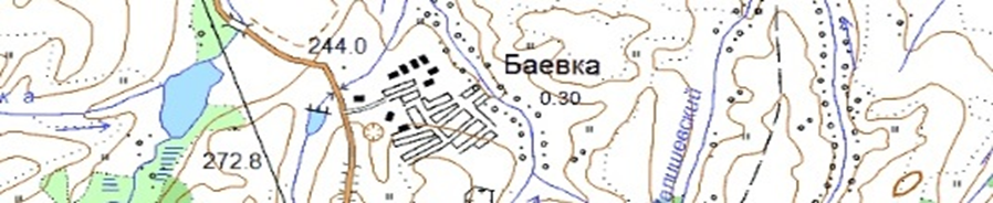 Фрагмент карты, 2001 г.