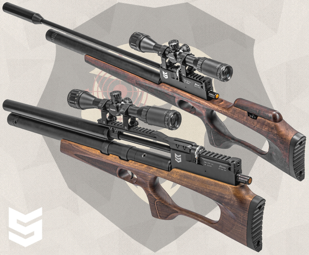 Голиаф и Титан доступны в классической и БуллПап компоновке со стволом от 470 до 620 мм