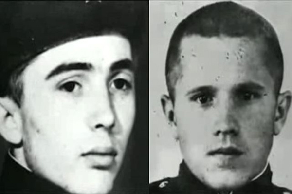 Рядовой Виктор Коршунов и ефрейтор Юрий Суровцев