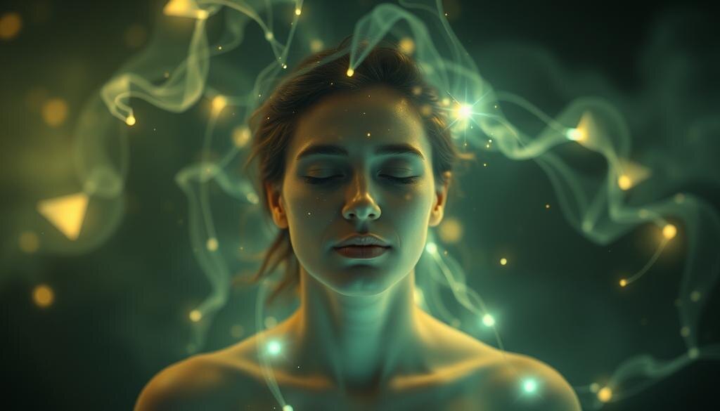    Человек, наблюдающий за светом вокруг себя.