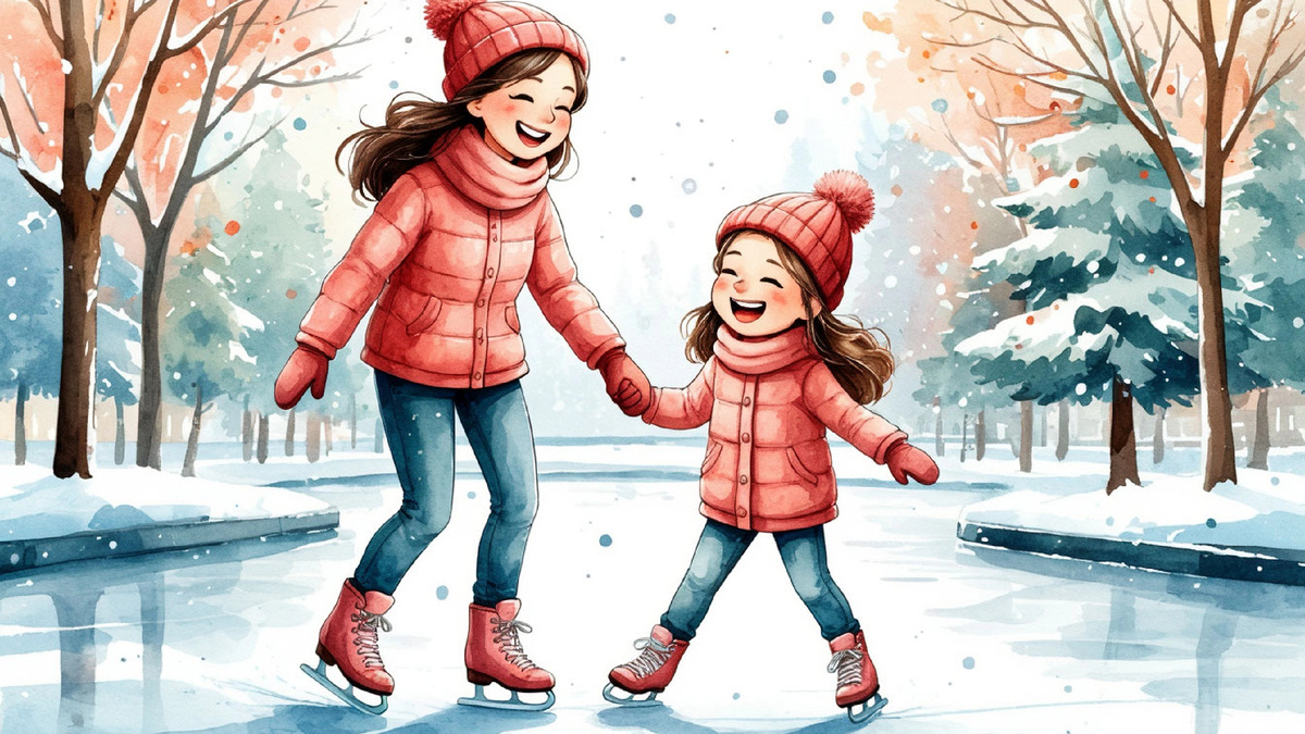 Зима - прекрасное время для совместных развлечений с детьми