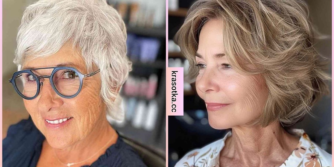 10+ стильных вариантов короткой шегги для женщин старше 60 лет на 2026 год