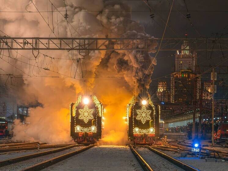     Фото: Telegram-канал поезда Деда Мороза