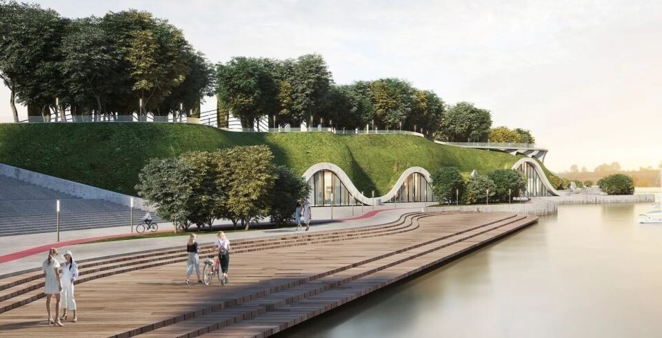    Проект участка набережной Оби. Источник: vk.com/barnaulgi