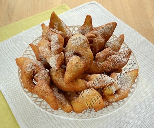 Хворост на кефире