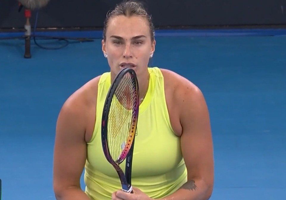    Соболенко продолжает побеждать. Фото: кадр видео