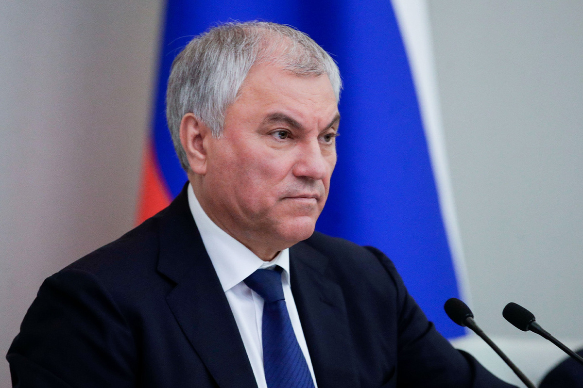 Вячеслав Володин рассказал о новых инициативах по контролю за иностранцами.  Фото: Фото: пресс-служба Государственной Думы Федерального Собрания Российской Федерации / duma.gov.ru