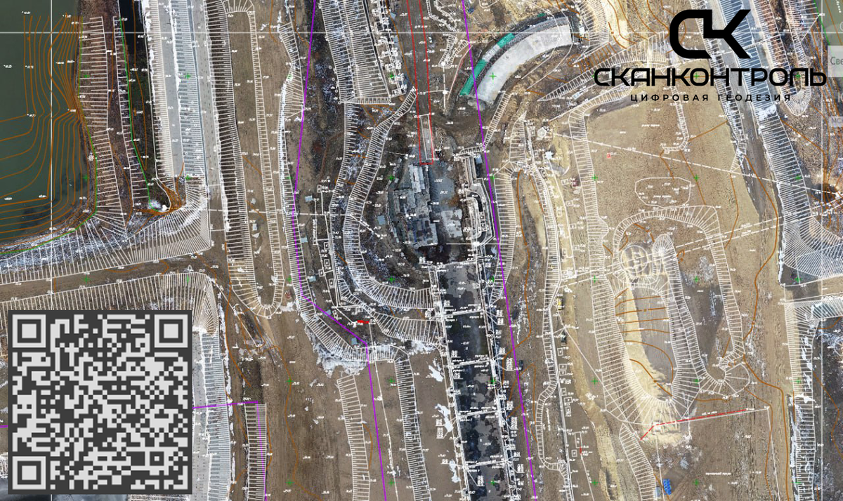 Инженерно-геодезические изыскания для реконструкции Красногорского гидроузла на р. Иртыш. Подробнее можно посмотреть по QR-коду.