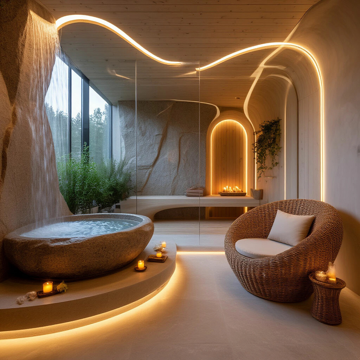 Дизайн зоны спа для девы. Дизайн интерьера Татьяна Обухова