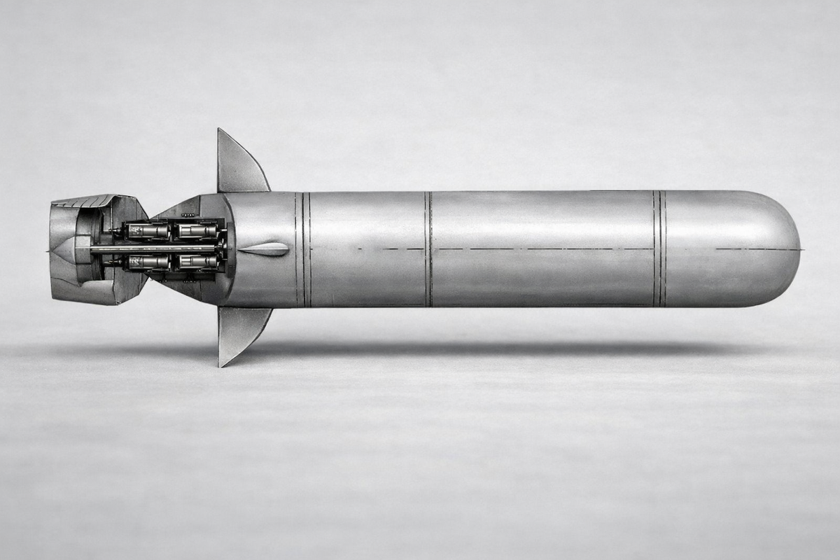 Концепт подводного дрона в форме торпеды для ВМФ
Источник изображения chatgpt