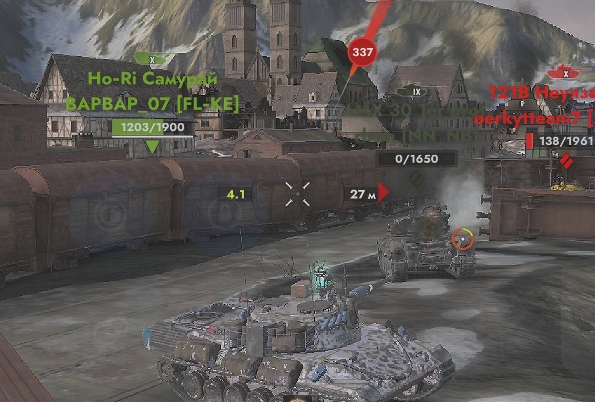 Ошибок танк не прощает. Подставился - получай.