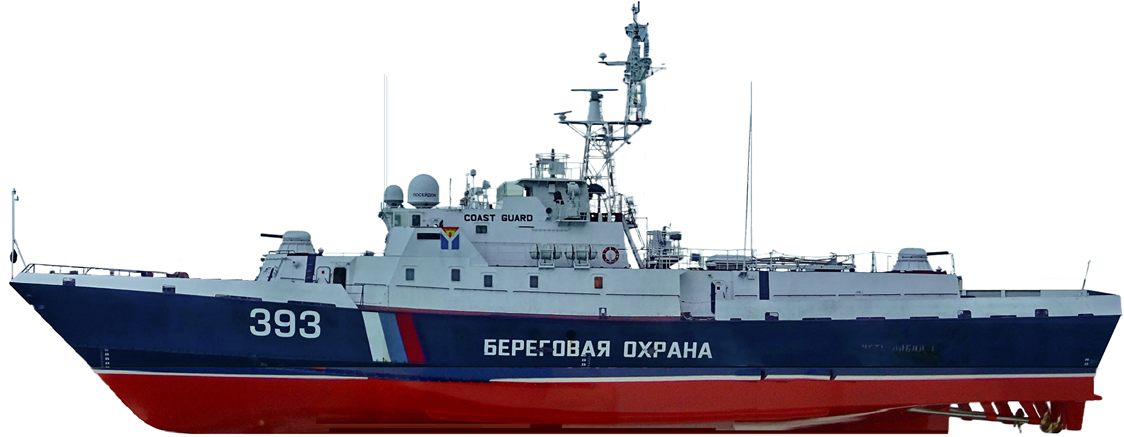 Технические характеристики пр. 10410Б шифр «Светляк-МН»: Водоизмещение стандартное - 333 тонн, полное - 375 тонн; длина: 49,5 м; ширина: 9,2 м; осадка: 2,16 м. Двигатели дизельные 3 × 56-цилиндровых дизелей М520 «Звезда». Дизель-генераторы: 1 × ДГР2А-200/1500, 2 × ДГФ2А-100/1500. Мощность: 3 × (5400 л. с.), 1 × 200 КВт, 2 × 100 КВт. Движитель: 3 вала, 3 гребных винта. Скорость хода: экономическая - 13 узлов, полная - 29 узлов (54 км/ч). Дальность плавания: на 13 узлах - 2200 миль (3 540 км.). Автономность плавания: 10 суток. Экипаж: 28 человек (7 офицеров, 3 мичмана). Вооружение: 2 х 30-мм АК-306; 2 х МТПУ 14,5-мм; 16 х ПЗРК «Игла».