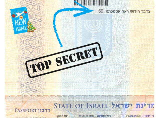 Загранпаспорт израиля 