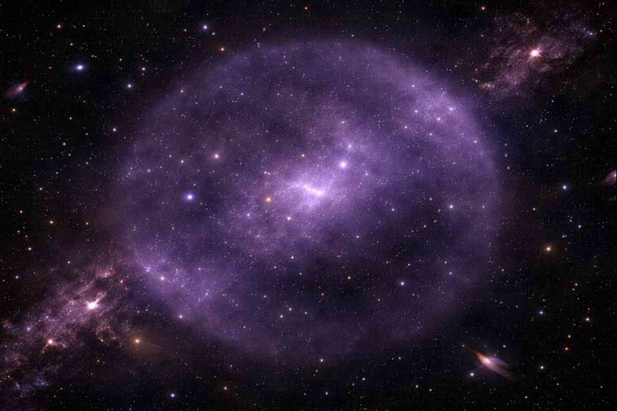 Несостоявшаяся галактика и тёмная материя