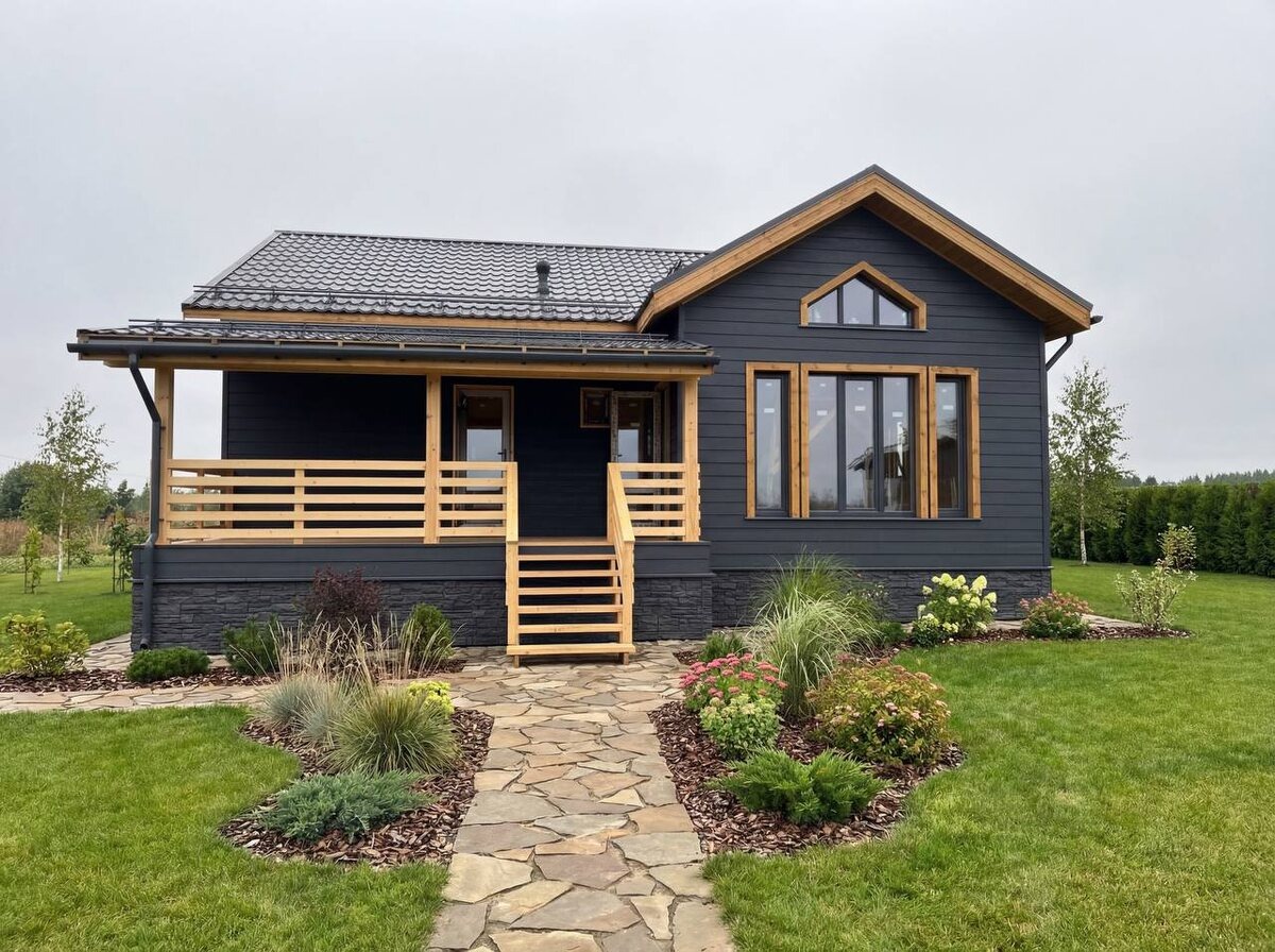 Дом "Богатырь" построенный под ключ компанией Лидер Дач