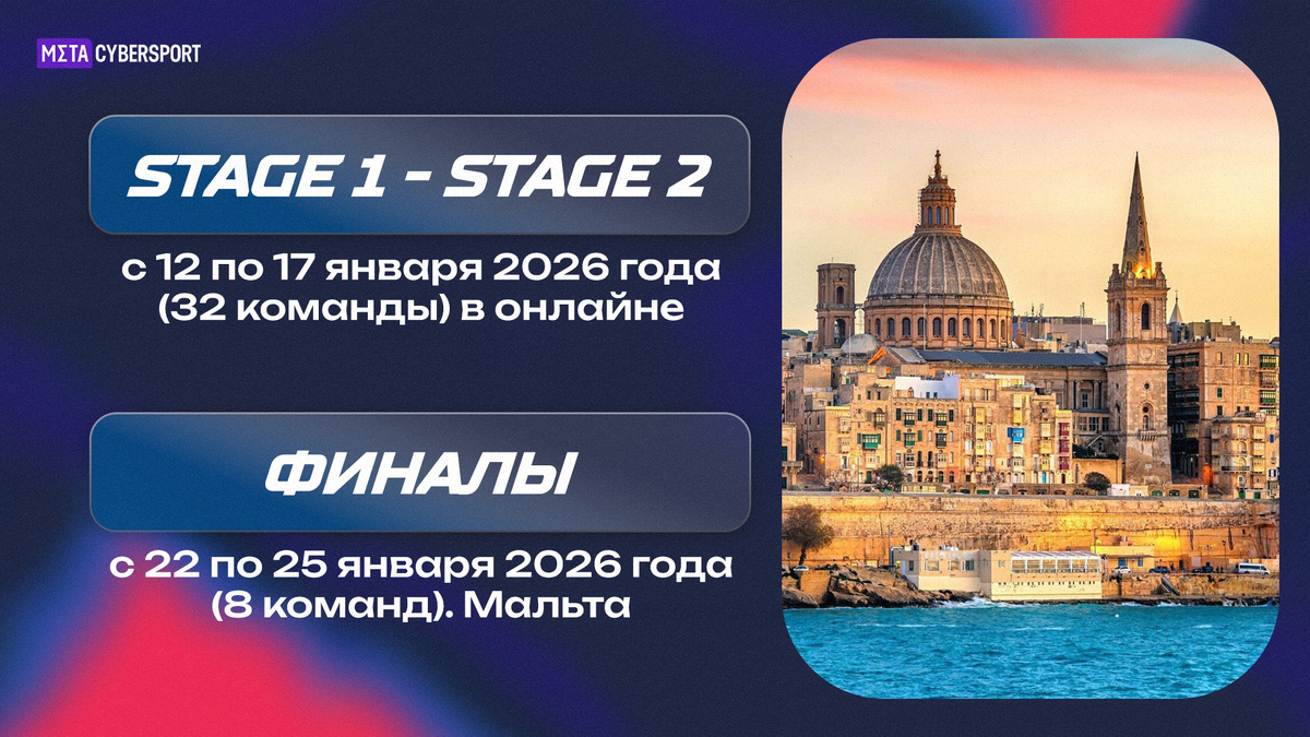     BLAST Bounty 2026 Season 1 по CS2 пройдёт с 12 по 25 января 2026 года