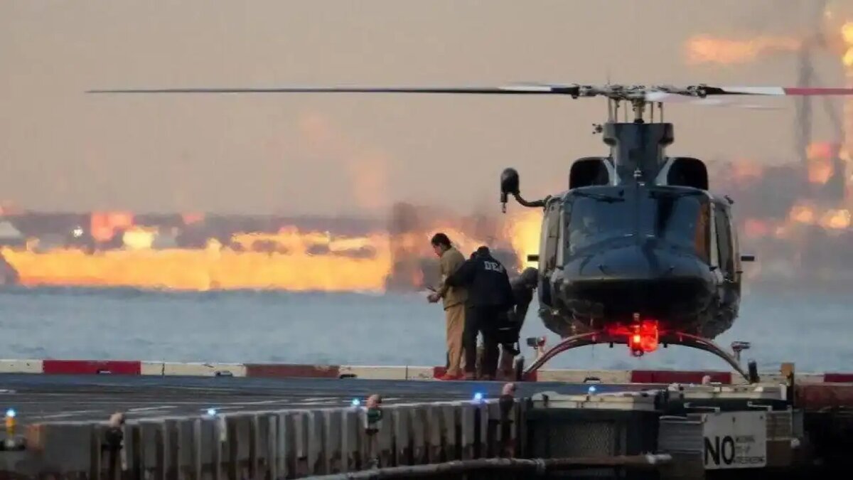    Мадуро доставлен в суд. © Telegram