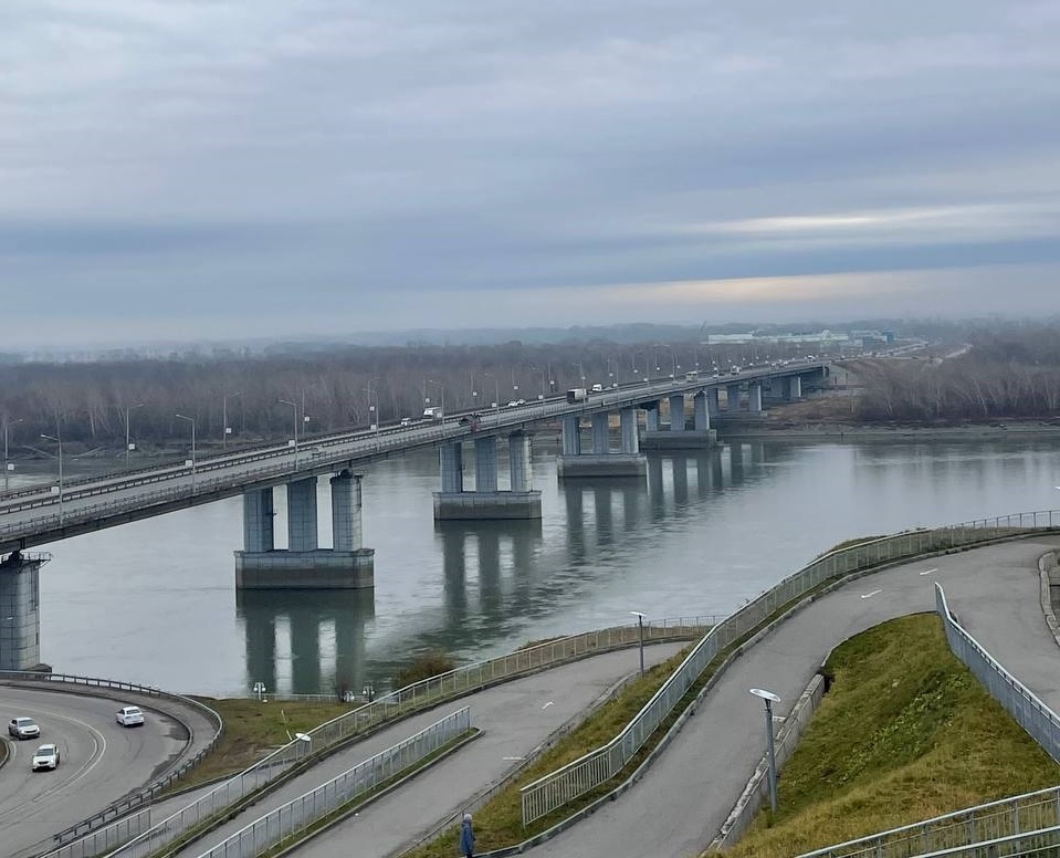 Новый мост через р.Обь - фото автора