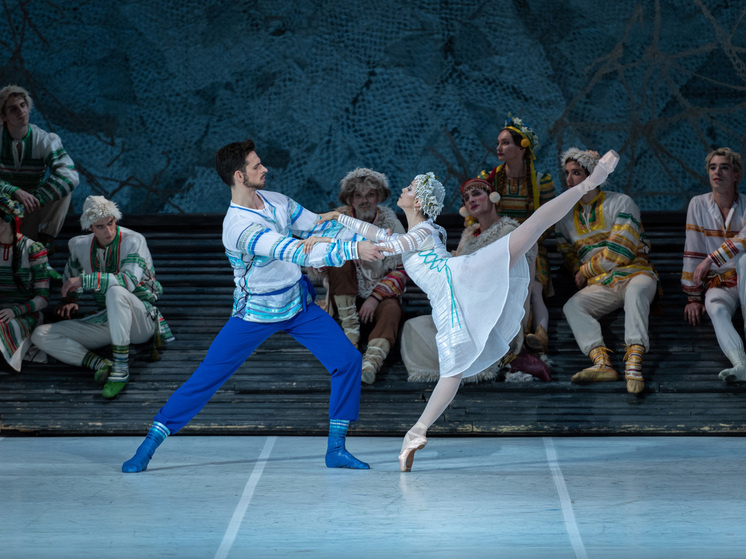     Сцена из балета Владимира Бурмейстера «Снегурочка». Фото: пресс-служба театра