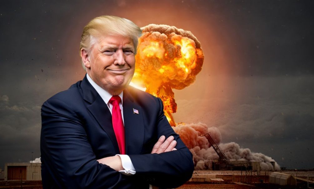    Трамп на кураже, ему и ядерная война по плечу. Иллюстрация: Блокнот