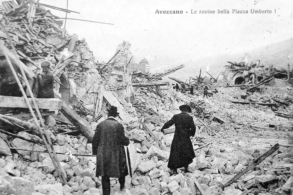 Последствия землетрясения. Италия 1915 год.