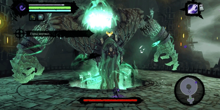 Gif картинка "Большак начинает громить всадника апокалипсиса"