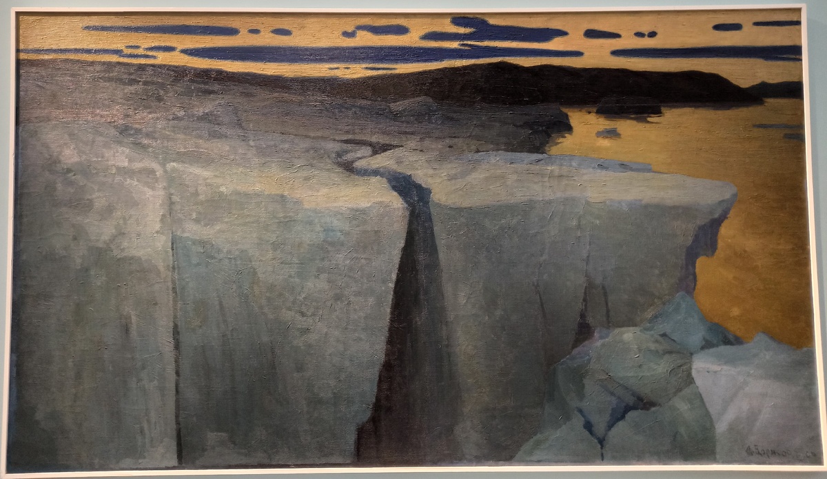 А.А.Борисов. Полное солнечное затмение на Новой Земле в 1896 году. 1904. ГРМ. © Фотография А.А.Семененко. Ссылка обязательна.