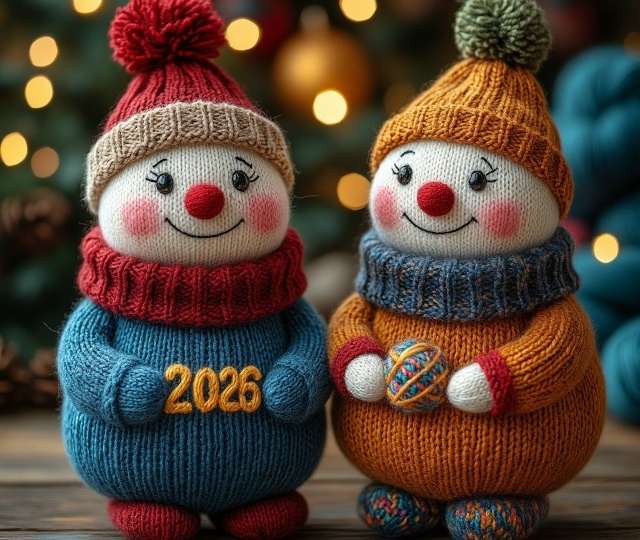 Поздравляю всех мастериц вязания с Новым годом!