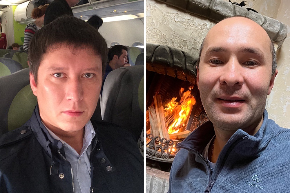    Основатель транспортной компании, миллионер Ильяс Гиматутдинов (слева) и его друг и коллега, начальник автоколонны Эльмир Коняков / vk.com