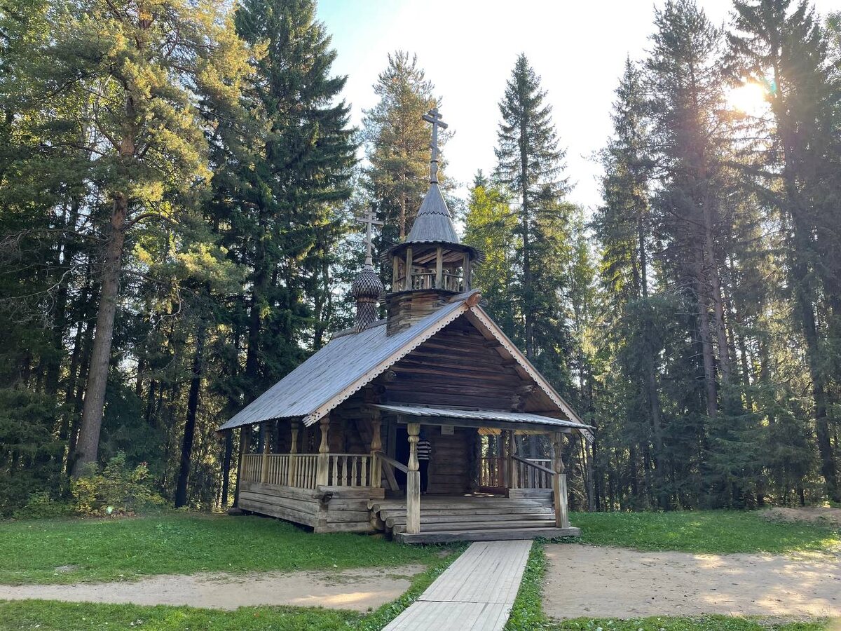 Часовня на территории музея