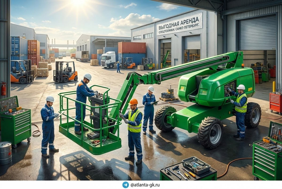    Преимущества аренды коленчатого подъёмника Atlanta-gk