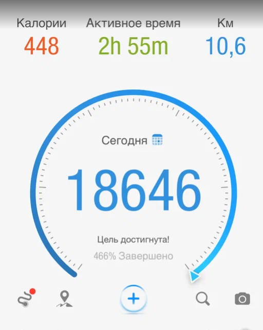 Мои вечерние шажочки с телефоном. Фото из личного архива