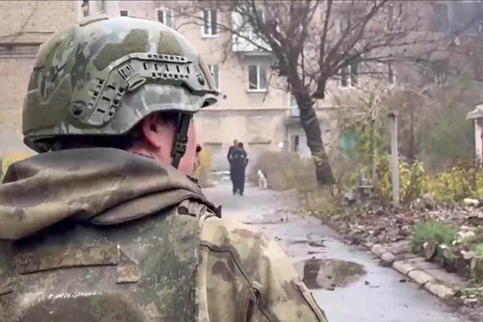    Российская армия вошла в Константиновку с нового направления. Фото: Минобороны РФ