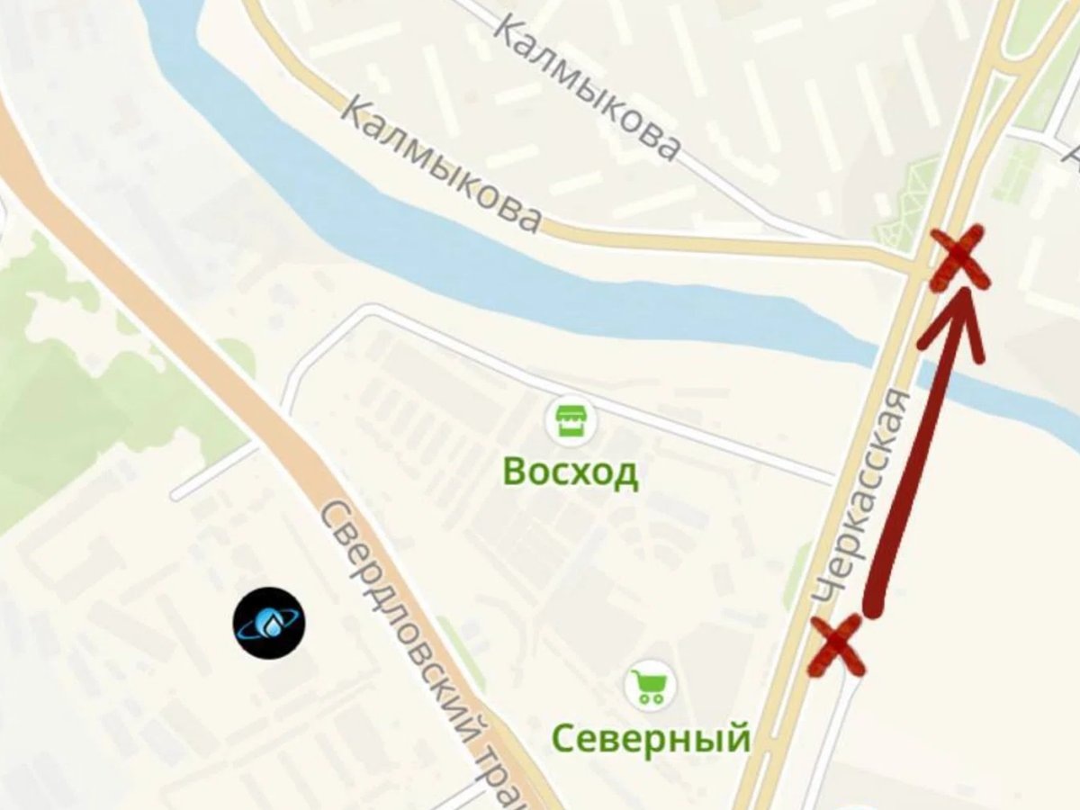    Движение будет перекрыто ночью - с 01:00 до 05:00