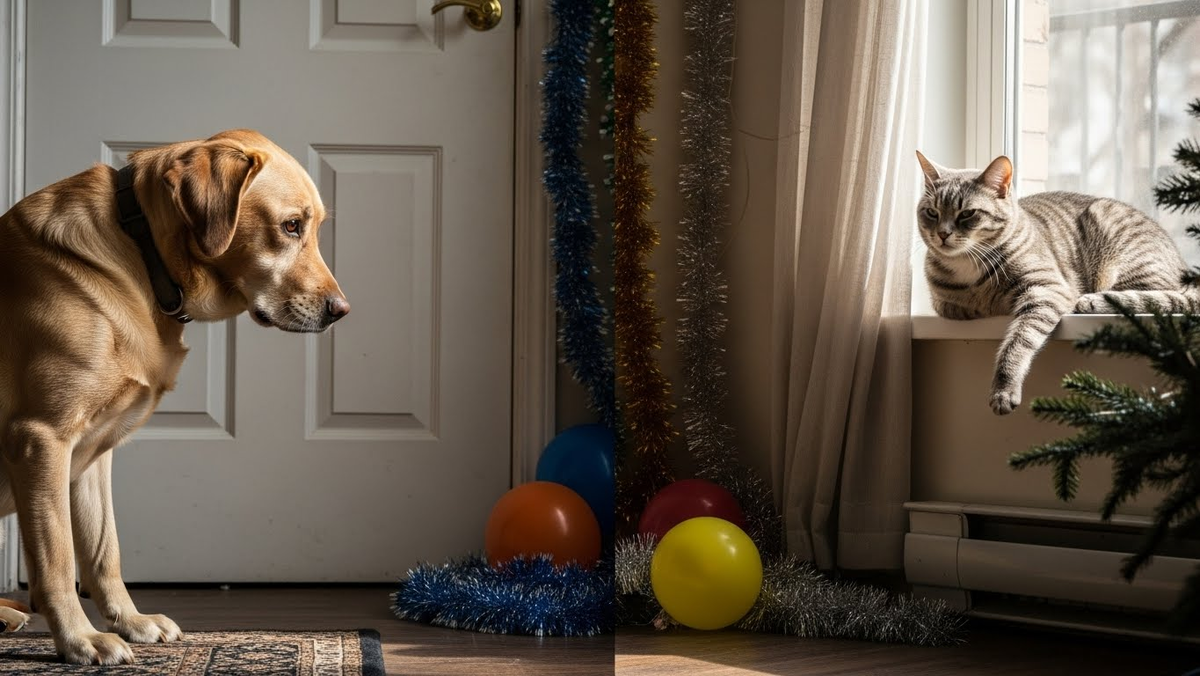 Два взгляда на проблему. Граф скучает. Мурзик анализирует. Обычное утро 9 января.