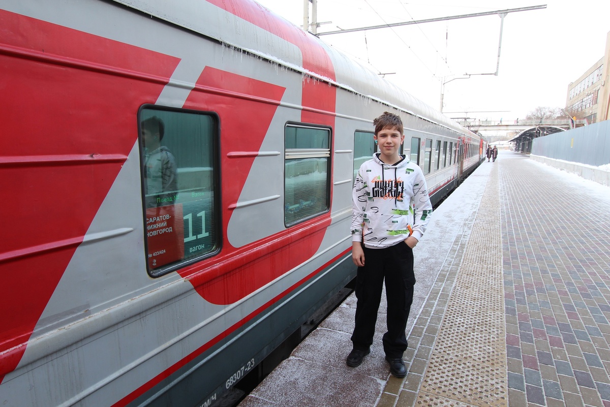 Через десять минут тронемся